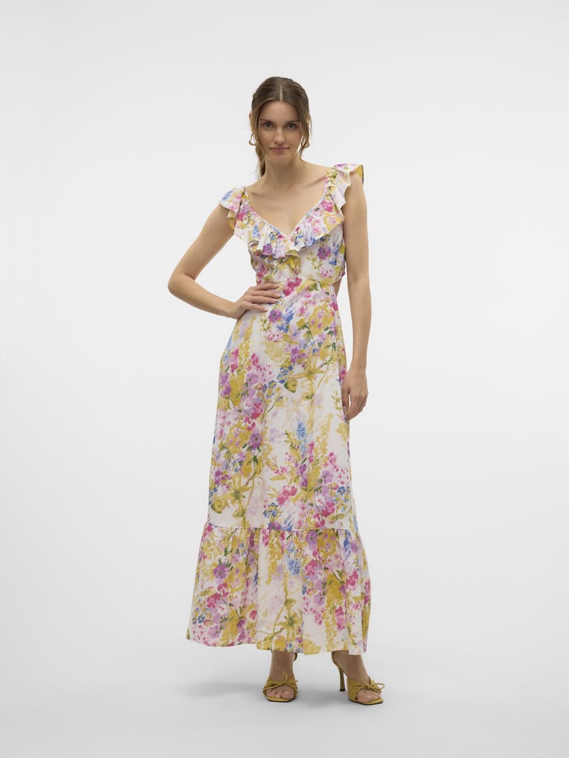 VMDICTHE Long Dress - Snow White - VERO MODA & VILA Bergvik